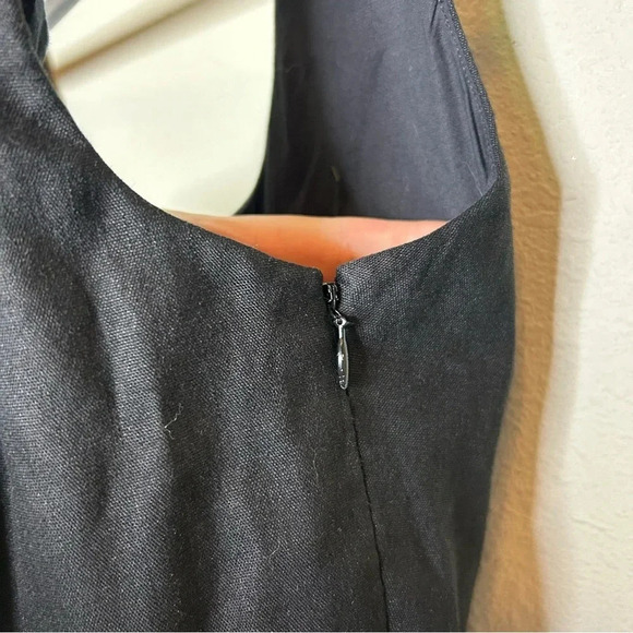 Etcetera Linen Blend Little Black Dress for Warmer Weather Size 2 - Picture 8 of 8